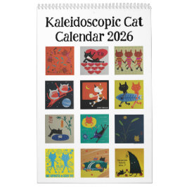 Kaleidoscopic Cat Calendar カレンダー