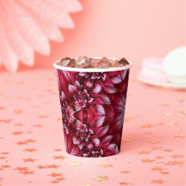 Kaleidoscopic Crimson Dahlia 紙コップ