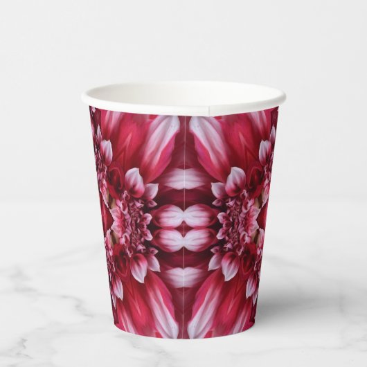 Kaleidoscopic Crimson Dahlia 紙コップ (右)