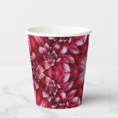 Kaleidoscopic Crimson Dahlia 紙コップ (正面)
