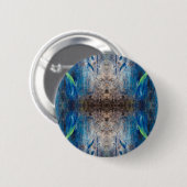 Kaleidoskop verspielt leicht abstrakt bunt Mandala 缶バッジ (正面&裏面)
