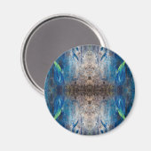 Kaleidoskopisch abstrakt bunt bohemien mandala マグネット (正面/裏面)