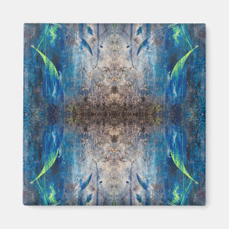 Kaleidoskopisch abstrakt bunt bohemien mandala マグネット
