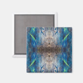 Kaleidoskopisch abstrakt bunt verspielt mandala マグネット (正面/裏面)