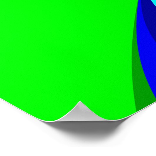 Kaleidozone – フラクタル ポスター (角)