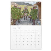 Kalender カレンダー (1月 2027)