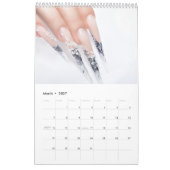 Kalender 2025 Nails Beauty カレンダー (3月 2027)