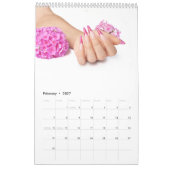 Kalender 2025 Nails Beauty カレンダー (2月 2027)