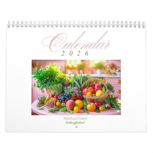 Kalender 2026 - Rohchoschtland Schlaraffenland カレンダー (カバー)