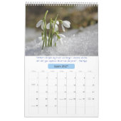 Kalender — Årstidernas natur カレンダー (3月 2027)