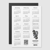 Kalender Deutsch 2025年カレンダー基本 マグネット招待状 (正面/裏面)