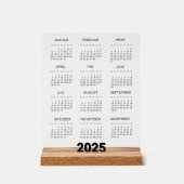 Kalender Deutsch 2025年モダン アクリルサイン (正面)