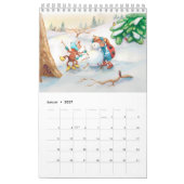 Kalender für Kinder カレンダー (1月 2027)