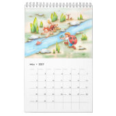 Kalender für Kinder 2026 カレンダー (3月 2027)