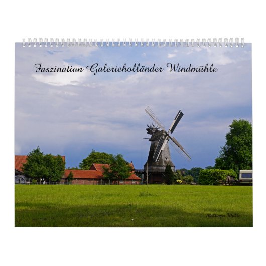 Kalender Galerieholländer Windmühlen カレンダー (カバー)