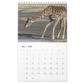 Kalender-Giraffen カレンダー (3月 2026)