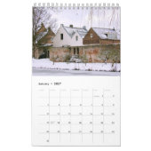 Kalender met afbeeldingen van de natuur カレンダー (1月 2027)