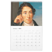 Kalender mit 12 Komponisten im traditionellen Stil カレンダー (1月 2026)