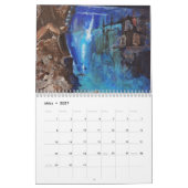 Kalender mit gemalten Bildern カレンダー (3月 2027)