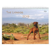 Kalender Rhodesian Ridgeback - Liondog - 15 Monate カレンダー (カバー)