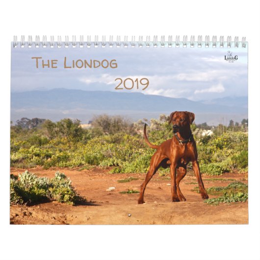 Kalender Rhodesian Ridgeback - Liondog - 15 Monate カレンダー (カバー)