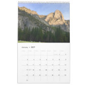 Kalender Yosemite Park カレンダー (1月 2027)