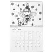 Kalender zum ausmalen Home Sweet Home  Handarbeit カレンダー (1月 2026)