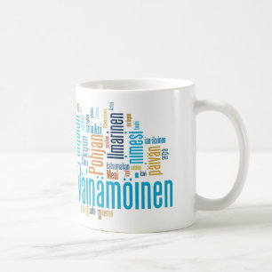 Kaleva Wordcloudのマグ コーヒーマグカップ