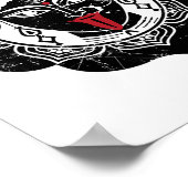 Kali Hindu Deity Goddess Indian Sacred Yoga Puja K ポスター (角)