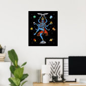 Kali Hindu Goddess ポスター (ホームオフィス)