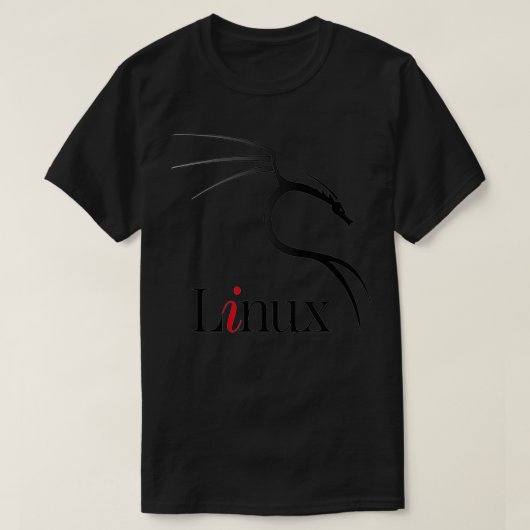 Kali LinuxのタグラインとBlack Dragon Open Source Tシャツ (デザイン正面)