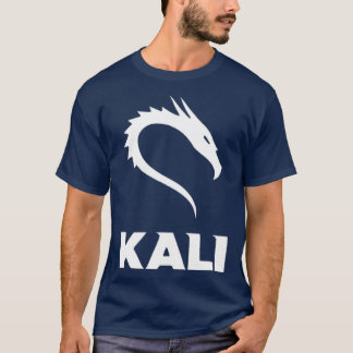 Kali LinuxサイバーセキュリティハッキングおもしろいT Tシャツ