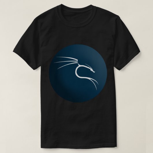 Kali Linuxロゴステッカーのコピー Tシャツ (デザイン正面)
