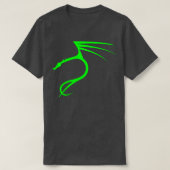 Kali linux Green Tシャツ (デザイン正面)