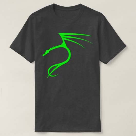 Kali linux Green Tシャツ (デザイン正面)
