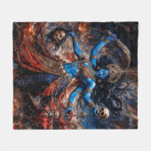 Kali Power フリースブランケット (正面(横))