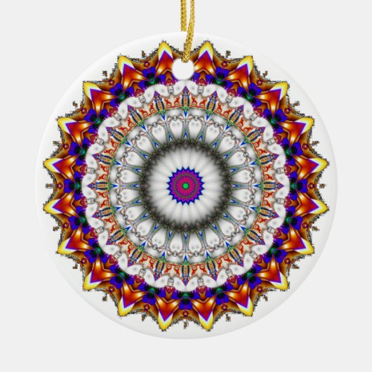 'KaliFract0030' セラミックオーナメント (正面)