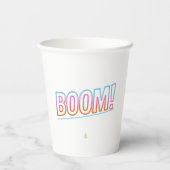 Kalira Arts | Boom Pop デザインコレクション 紙コップ (裏面)