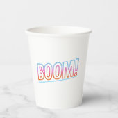 Kalira Arts | Boom Pop デザインコレクション 紙コップ (正面)