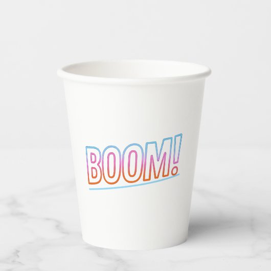 Kalira Arts | Boom Pop Design Collection 紙コップ (正面)