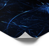 Kaliverse Electric Energy Fractal Poster ポスター (角)