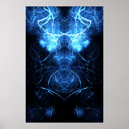 Kaliverse Electric Energy Fractal Poster ポスター
