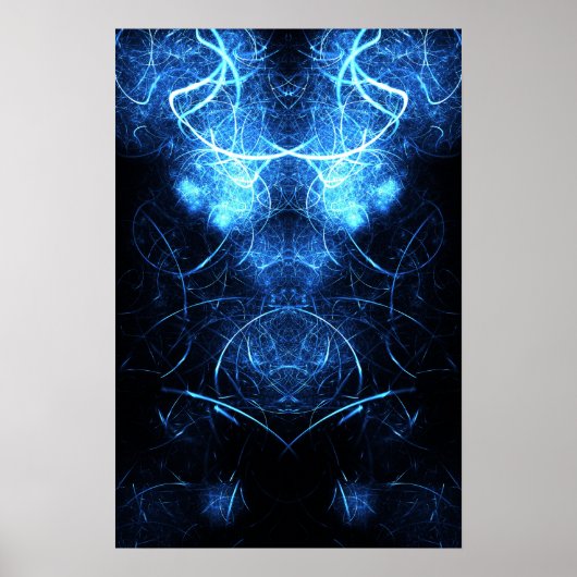 Kaliverse Electric Energy Fractal Poster ポスター (正面)