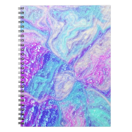 Kaliverse Fluid Fractal #01 ノートブック (正面)