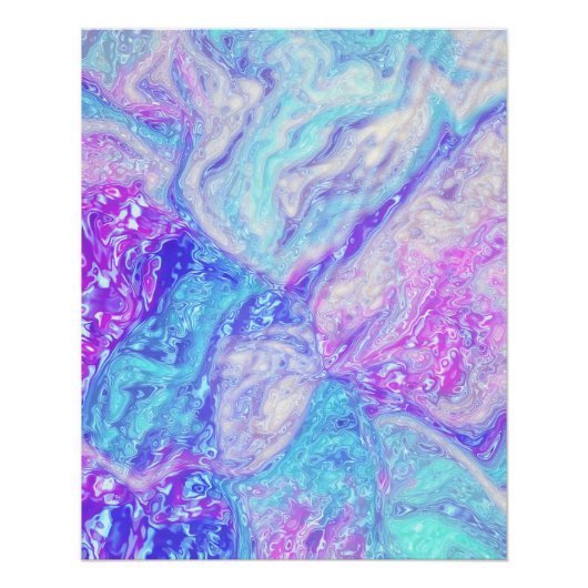 Kaliverse Fluid Fractal #01 ポスター (正面)