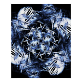 Kaliverse Fluid Fractal #01 Poster ポスター