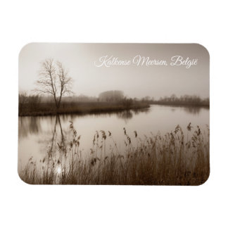 Kalkense meersen, Tranquil Landscape, Belgium マグネット