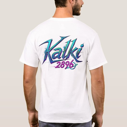 Kalki 2896未来的Sci-Fi Tシャツ (裏面)