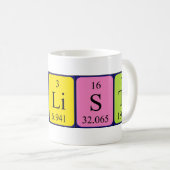 Kallista定期的なテーブル名mug コーヒーマグカップ (正面右)