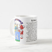 Kalman家族のハンガリーの頂上のマグ コーヒーマグカップ (正面左)